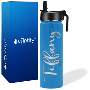 Personalized Tiffany Style on 24oz Wide Mouth