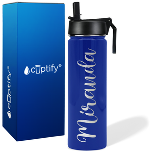 Personalized Miranda Style on 24oz Wide Mouth