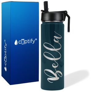 Personalized Bella Style on 24oz Wide Mouth