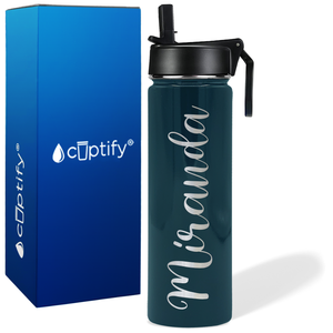 Personalized Miranda Style on 24oz Wide Mouth