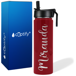 Personalized Miranda Style on 24oz Wide Mouth