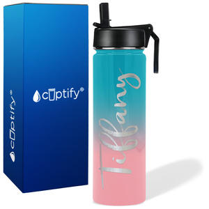 Personalized Tiffany Style on 24oz Wide Mouth