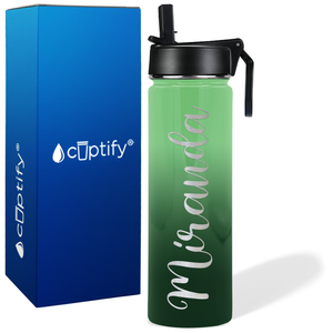 Personalized Miranda Style on 24oz Wide Mouth