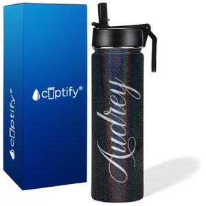 Personalized Audrey Style on 24oz Wide Mouth