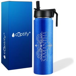 Personalized Vestige Design on 24oz Wide Mouth Bottle