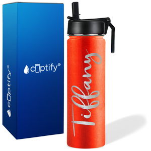 Personalized Tiffany Style on 24oz Wide Mouth