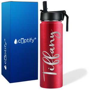 Personalized Tiffany Style on 24oz Wide Mouth