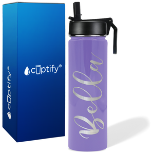 Personalized Bella Style on 24oz Wide Mouth