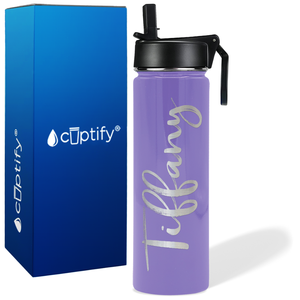 Personalized Tiffany Style on 24oz Wide Mouth