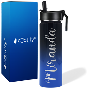 Personalized Miranda Style on 24oz Wide Mouth