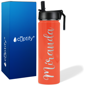 Personalized Miranda Style on 24oz Wide Mouth