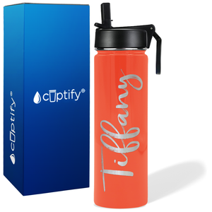 Personalized Tiffany Style on 24oz Wide Mouth