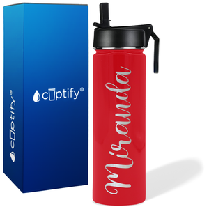 Personalized Miranda Style on 24oz Wide Mouth