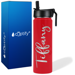 Personalized Tiffany Style on 24oz Wide Mouth