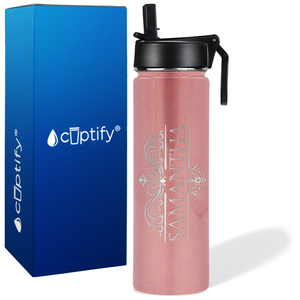 Personalized Vestige Design on 24oz Wide Mouth Bottle