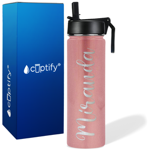 Personalized Miranda Style on 24oz Wide Mouth