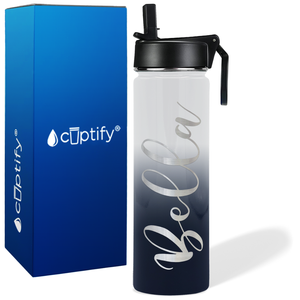 Personalized Bella Style on 24oz Wide Mouth