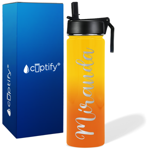 Personalized Miranda Style on 24oz Wide Mouth