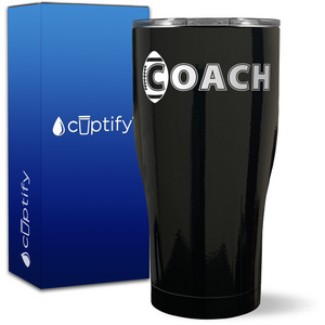Football Coach on 27oz Curve Tumbler
