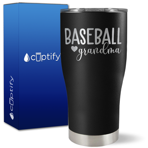 Baseball Grandma on 27oz Curve Tumbler