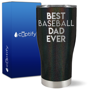 Best Baseball Dad Ever on 27oz Curve Tumbler