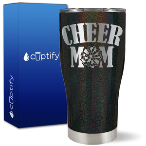 Cheer Mom on 27oz Curve Tumbler