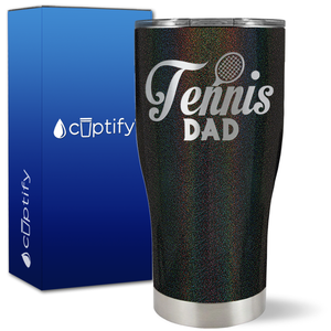 Tennis Dad Racket on 27oz Curve Tumbler