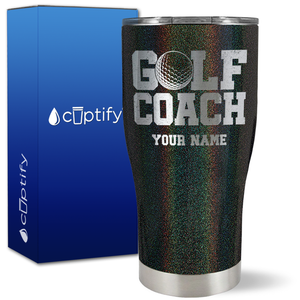 Personalized Golf Coach on 27oz Curve Tumbler