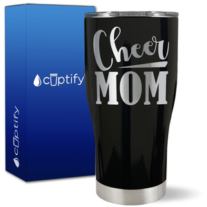 Cheer Mom Slanted on 27oz Curve Tumbler