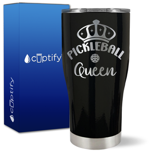 Pickleball Queen on 27oz Curve Tumbler