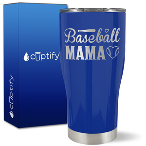 Baseball Mama on 27oz Curve Tumbler