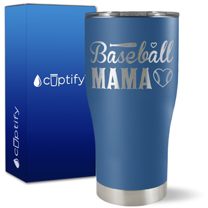 Baseball Mama on 27oz Curve Tumbler