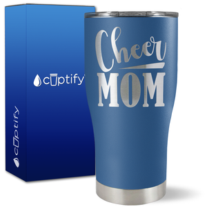 Cheer Mom Slanted on 27oz Curve Tumbler