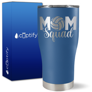 Mom Squad Volleyball on 27oz Curve Tumbler