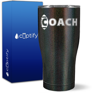 Football Coach on 27oz Curve Tumbler