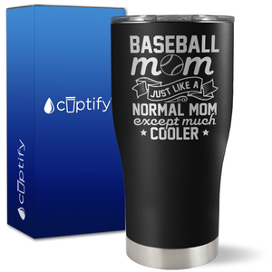 Baseball Mom Just Like a Normal Mom on 27oz Curve Tumbler