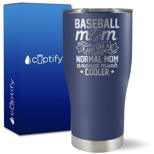 Baseball Mom Just Like a Normal Mom on 27oz Curve Tumbler
