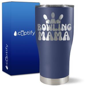 Bowling Mama on 27oz Curve Tumbler