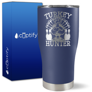 Bowling Turkey Hunter on 27oz Curve Tumbler