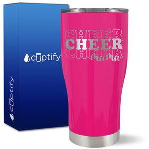 Cheer Cheer Cheer Mama on 27oz Curve Tumbler
