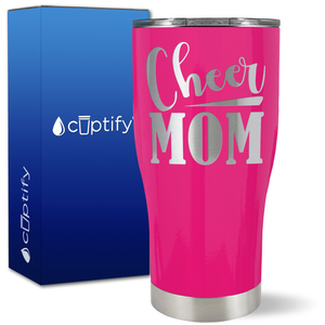 Cheer Mom Slanted on 27oz Curve Tumbler