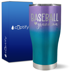 Baseball Grandma on 27oz Curve Tumbler