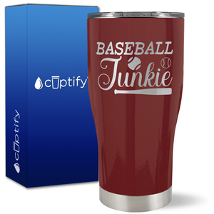Baseball Junkie on 27oz Curve Tumbler