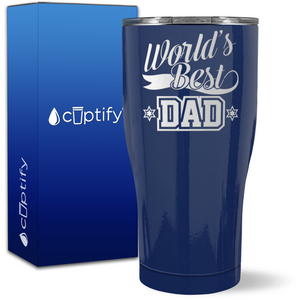 World's Best Dad on 27oz Curve Tumbler