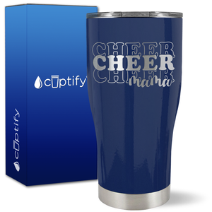 Cheer Cheer Cheer Mama on 27oz Curve Tumbler