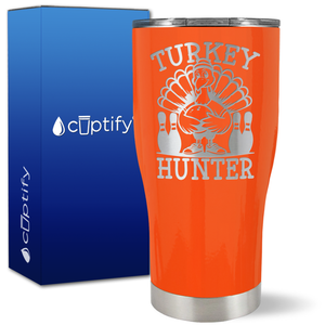 Bowling Turkey Hunter on 27oz Curve Tumbler
