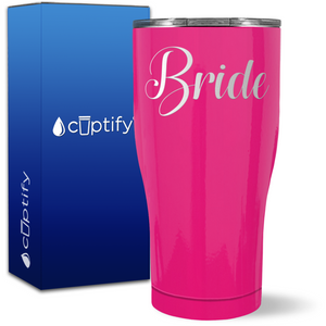 Bride on 27oz Curve Tumbler