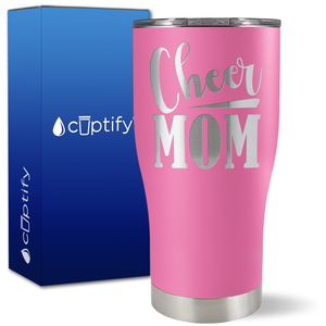 Cheer Mom Slanted on 27oz Curve Tumbler