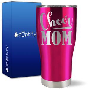 Cheer Mom Slanted on 27oz Curve Tumbler