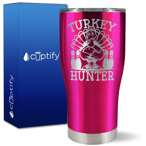 Bowling Turkey Hunter on 27oz Curve Tumbler